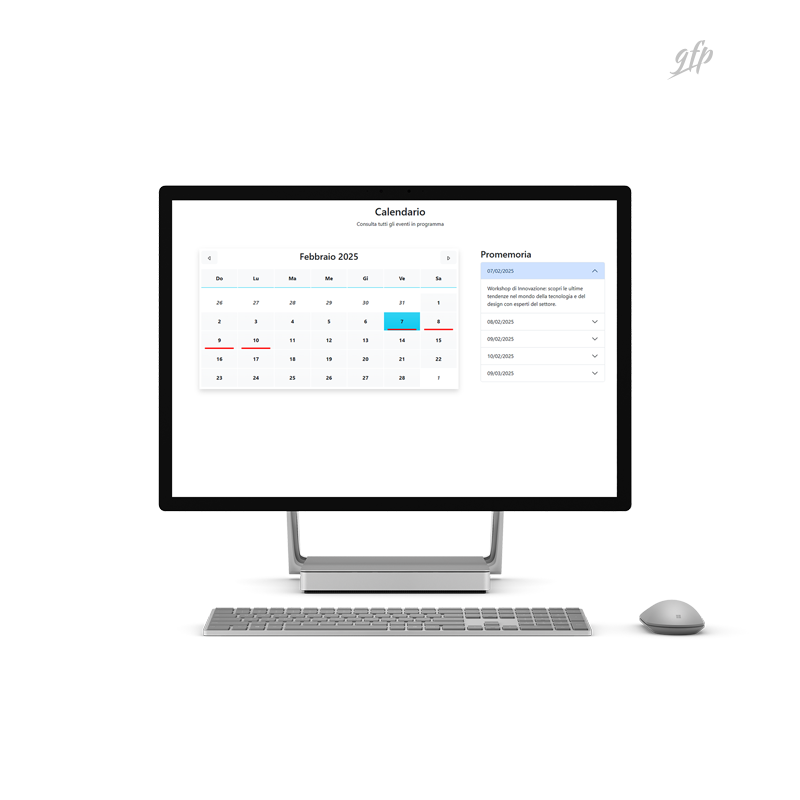 Calendario Interattivo con JavaScript e Bootstrap