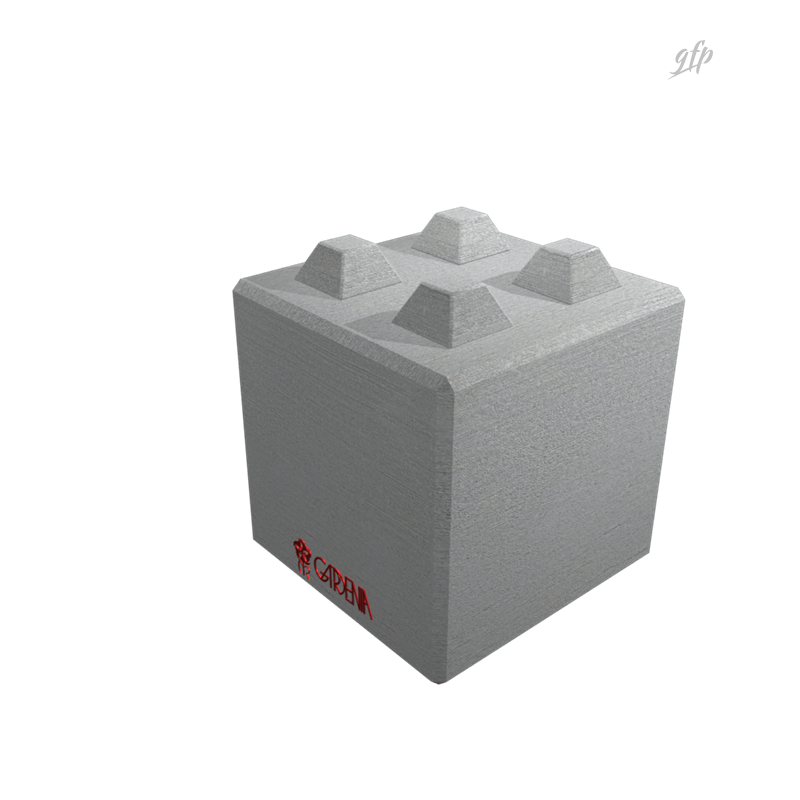 Rendering casseforme e blocchi Block Art